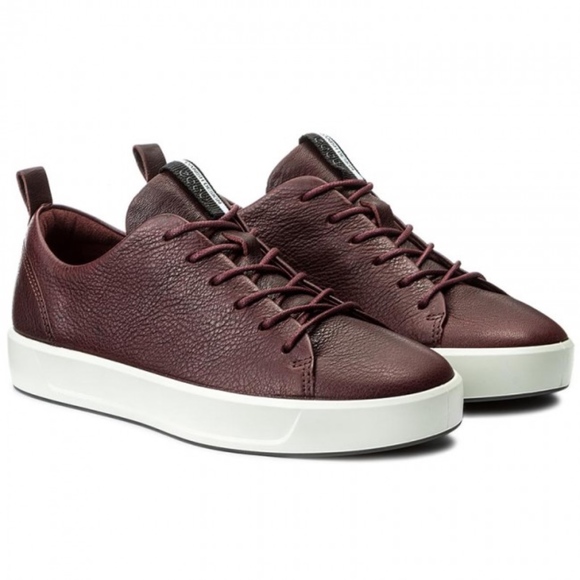 ecco bordeaux sneakers